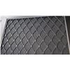 Image 4 : Security Screen Door  30-1/2" x 79-1/2" - Diamond Pattern Grill, Bronze Anodized Finish, Hinged, $38