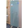 Image 1 : Glass Shower Door 3/8" Solid Etch, 24-7/8" X 75-1/4", Clear Tempered, $1171 Retail