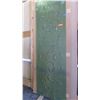 Image 2 : Glass Shower Door 3/16" Clear w/Raised Ribbon Patterns, 27-15/16" X 81-5/8"  $1500 Retail