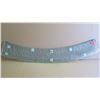 Image 1 : Curved Bar-Top Textured Glass 10" x 69-3/4" UltraSwirl pattern 3/4" Retail $486