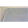 Image 2 : Sliding Glass Shower Door 3/16" Clear, Textured Rain Pattern, 25-5/8" x 74-3/8" $370 Retail