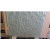 Image 2 : Textured Glass Shower Door 3/8" Clear, Interlocking Reed Pattern, 29-7/16" x 70-1/8" $1479 Retail