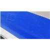Image 3 : Blue Parallelogram Glass Panel 3/4", Ridge Pattern, 18-5/8" x 89-1/2"