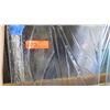 Image 2 : Textured Glass Panel 3/8" Clear, Raised Bamboo, Bird of Paradise 16" x 60"  $667 Retail