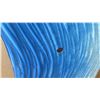 Image 3 : Blue WaveTextured Glass Panel 1/4" Clear, Raised Pattern, 48-15/16" x 25"