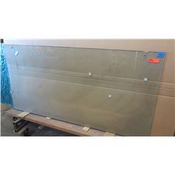 Shower Door 3/8" Clear Tempered, Fixed Panel? 35-1/8" x 71-5/8", Retail $653