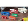 Image 1 : LOT OF 6 DIE CAST DOUBLE DECKER BUSES