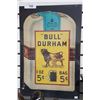 Image 1 : BULL DURHAM TOBACCO CARDBOARD SIGBN