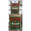 Image 1 : PAIR VINTAGE NABOB TEA TINS