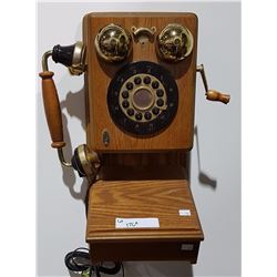 WOOD WALL PHONE