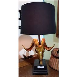 RAM'S SKULL DESIGNER LAMP