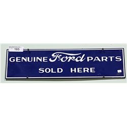 GENUINE FORD PARTS PORCELAIN SIGN