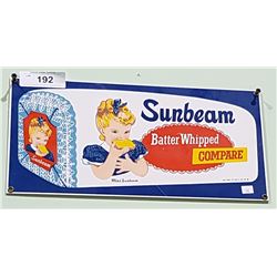 SUNBEAM BREAD PORCELAIN SIGN