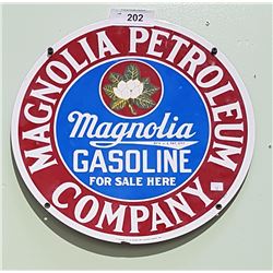 MAGNOLIA PETROLEUM PORCELAIN SIGN