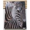 Image 1 : ORIGINAL OIL ON CANVASE OF ZEBRAS