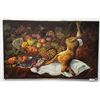 Image 1 : ORIGINAL OIL ON CAVAS STILL LIFE
