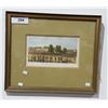 Image 1 : FRAMED PRINT TITLED THE STORMING OF CANTON