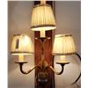 Image 1 : BRASS 3 LIGHT WALL SCONCE