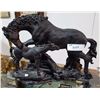 Image 1 : RESIN HORSE STATUE SIGNED