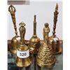 Image 1 : 5 FIGURAL BRASS BELLS
