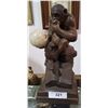 Image 1 : MONKEY "THE THINKER" STATUE