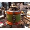 Image 1 : ASIAN CLOISONNE & STONE FIGURAL TEAPOT