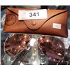 Image 1 : AUTHENTIC RAYBAN SUNGLASSES AND CASE