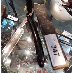 KING CUTTER STRAIGHT RAZOR AND CASE