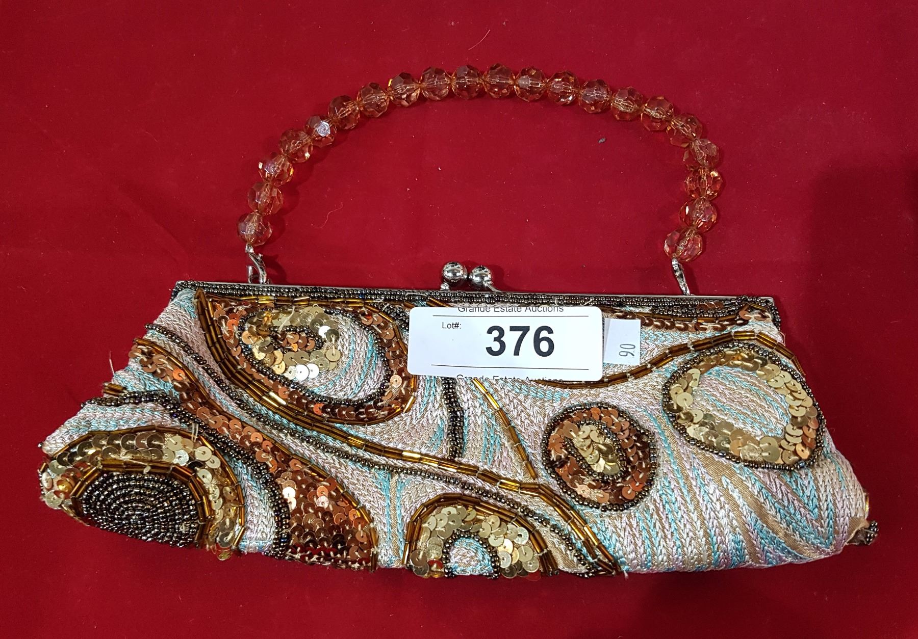 VINTAGE BEADED PURSE
