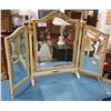 Image 1 : TRIPLE BEVELLED VANITY MIRROR