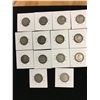 Image 2 : CANADA SILVER 25 CENTS LOT OF 14 COINS!