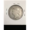 Image 2 : 1872H CANADA 50 CENTS.REPUNCHED N/A IN CANADA!