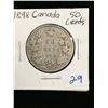 Image 1 : 1898 CANADA 50 CENTS.VICTORIA!