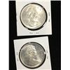 Image 2 : 1966 CANADA SILVER DOLLAR LOT OF 2 COINS!