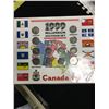 Image 1 : 1999 CANADA QUARTER SET! IN CARDBOARD HOLDER!