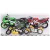 Image 1 : LOT OF 4 ASSORTED DIECAST MOTORCYCLES