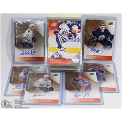 2013 UPPERDECK EDMONTON OILERS HOCKEY CARDS