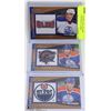 Image 1 : LOT OF 3 TEAM LOGO OILERS PATCHES HOCKEY CARDS