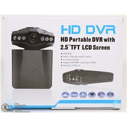 NEW HD DVR PORTABLE DASHCAM WITH 2.5" TFT SCREEN
