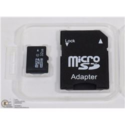 NEW 32GB MICRO SD CARD WITH ADAPTOR