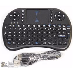 NEW WIRELESS MINI KEYBOARD WITH MOUSE FUNCTIONS