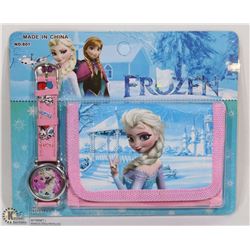 NEW KIDS DISNEY'S FROZEN WATCH AND WALLET SET