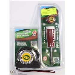 NEW EDMONTON ESKIMOS TAPE MEASURE & 6-IN-1-