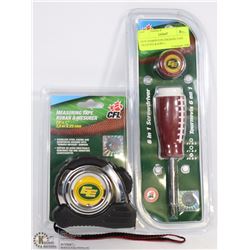 NEW EDMONTON ESKIMOS TAPE MEASURE & 6-IN-1-