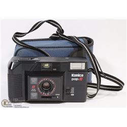 VINTAGE KONICA POP-AF CAMERA IN CASE