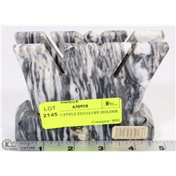 MARBLE STYLE ENVELOPE HOLDER