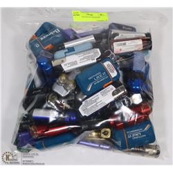 BAG OF ASSORTED LIGHTERS