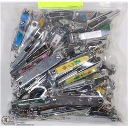 BAG OF ASSORTED NAIL CLIPPERS