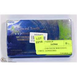 ADVANCED TEETH WHITENING STRIPS  14 POUCHES