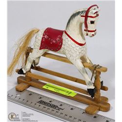 VINTAGE WOODEN ROCKING HORSE